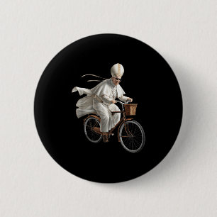 Påve ridning cykel cykel katolsk kyrka bibel skrif knapp