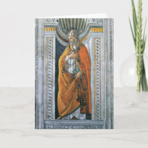 Påve Sankt Sixtus II av Sandro Botticelli Kort