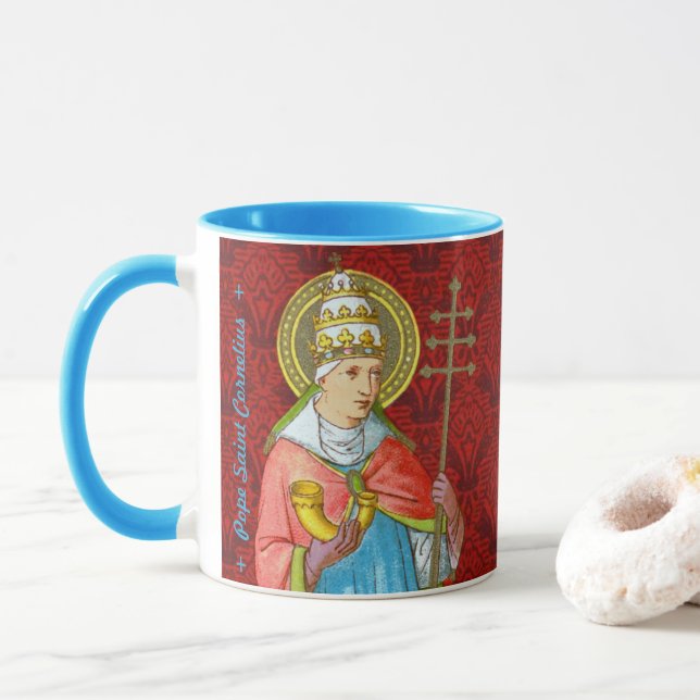 Påve St. Cornelius (SAU 042) Mugg (Med munk)