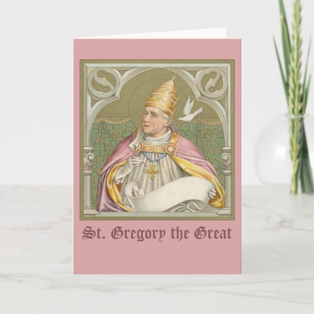 Påve St. Gregorius den store (M 067) Kort (Framsida)
