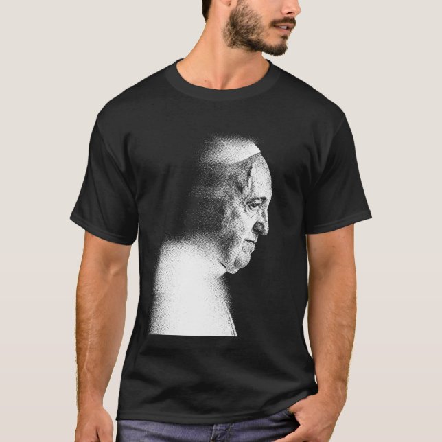 påve t shirt (Framsida)