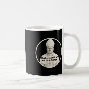 Påve Trump Rollig Trump Vatikanen Kristen Retro Ch Kaffemugg