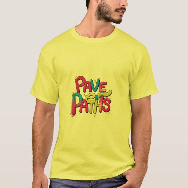 Pave Väg T Shirt (Framsida)
