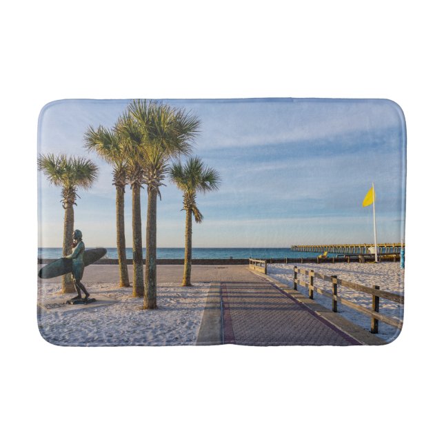 Paved Walkway till Pensacola Beach Bath Mat Badrumsmatta (Framsidan)