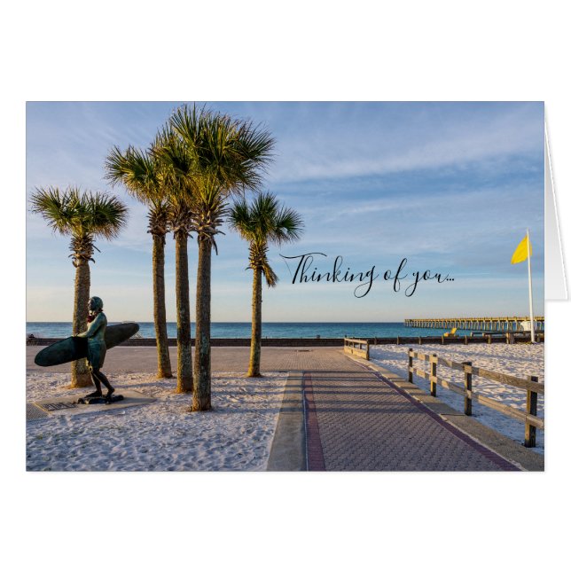 Paved Walkway till Pensacola Thinking Card OBS Kort (Framsidan Horizontal)