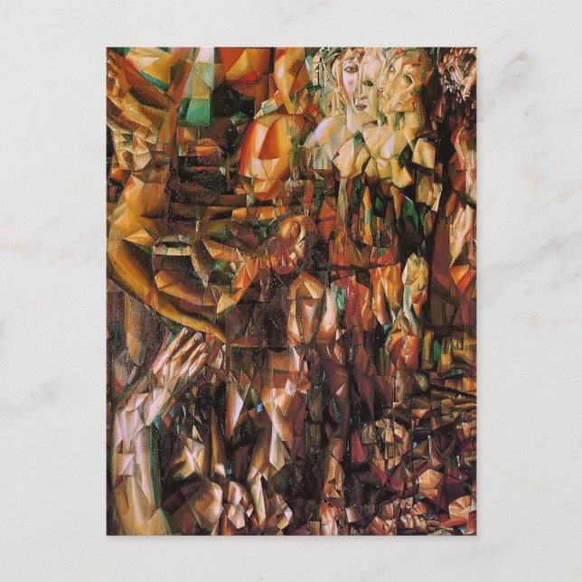 Pavel Filonov: Ett par Vykort (Framsida)