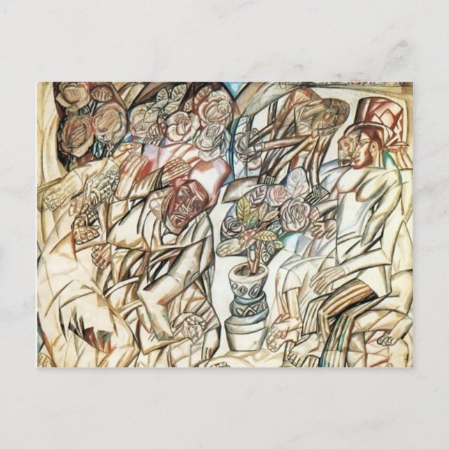 Pavel Filonov- Gardener Vykort (Framsida)