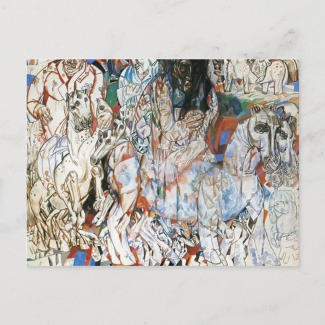 Pavel Filonov- Magi Vykort (Framsida)