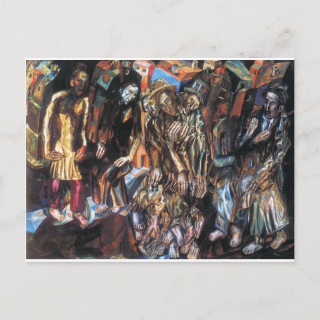 Pavel Filonovs återfödelse av folket Vykort (Framsida)