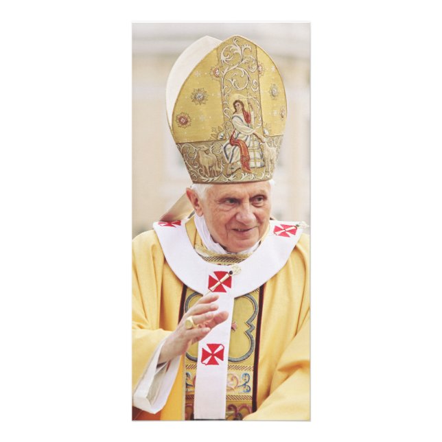 Påven Benedict XVI T-Shirt Reklamkort (Framsidan)