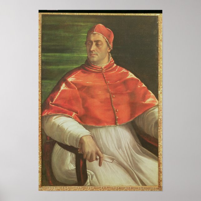Påven Clement VII c.1526 Poster (Framsidan)