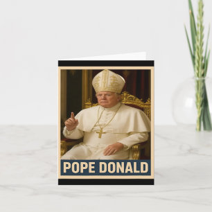 Påven Donald Pope Trump Pope Donald Trump Politisk Kort