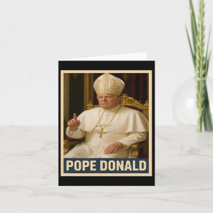 Påven Donald Pope Trump Pope Donald Trump Politisk Kort