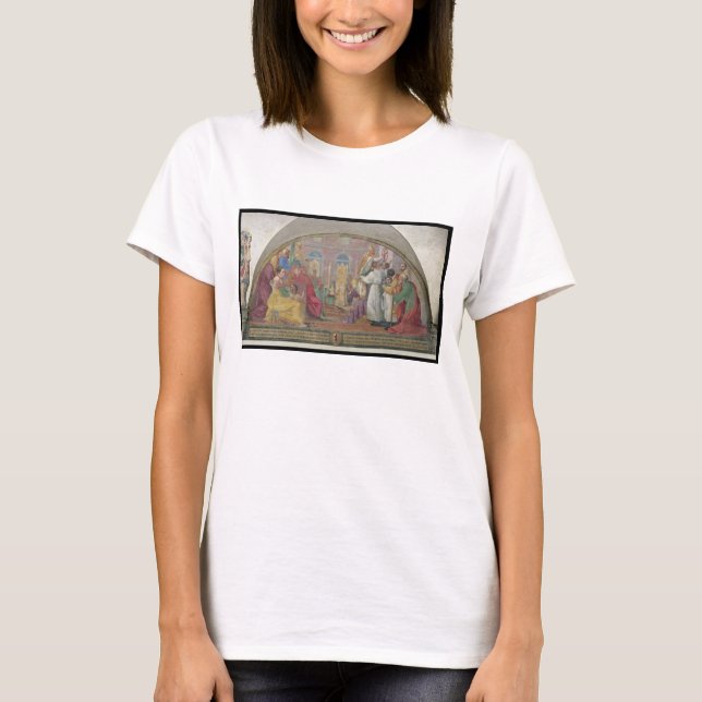 Påven Eugene IV Consecating the convent of San Mar T Shirt (Framsida)