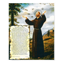 Påven Francis Canticle från Creatures St Francis