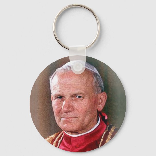Påven Johannes Paul II Nyckelring (Framsida)