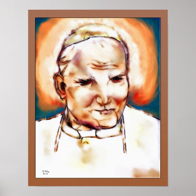 Påven Johannes Paul II Poster (Framsidan)