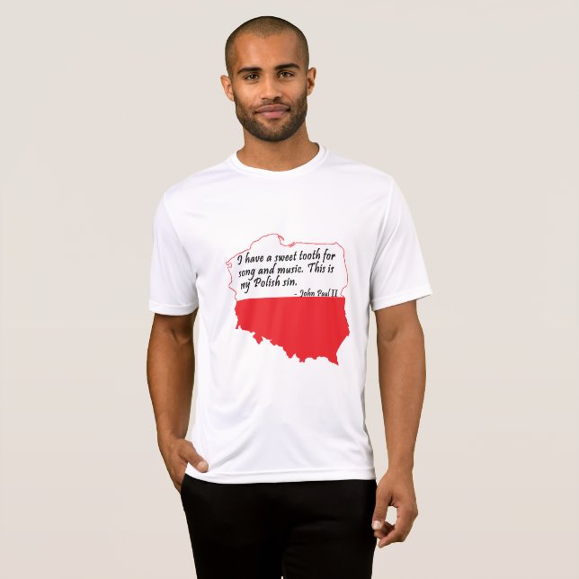 Påven Johannes Paul II Quote T Shirt (Hel framsida)