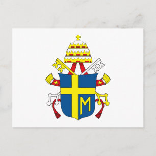 Påven Johannes Paul II-vykort Vykort