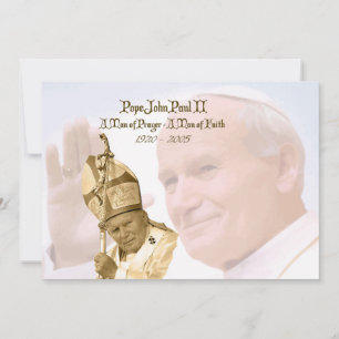 Påven Johannes Paulus II Collage Notecards