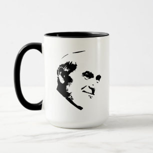 Påven John Paul II Ansikte White Mugg