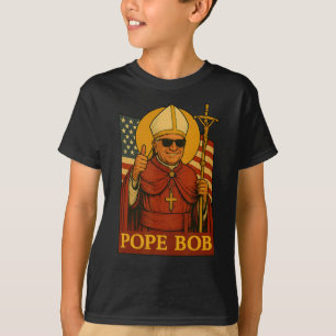 Påven Leo Pope Bob First American Pope Vintage Pap T Shirt