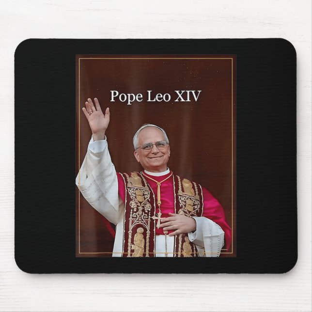 Påven Leo Xiv 0 Musmatta (Framsidan)