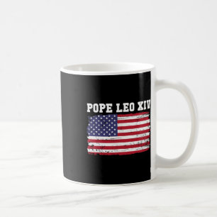 Påven Leo Xiv 14:e första amerikanska påven USA fl Kaffemugg