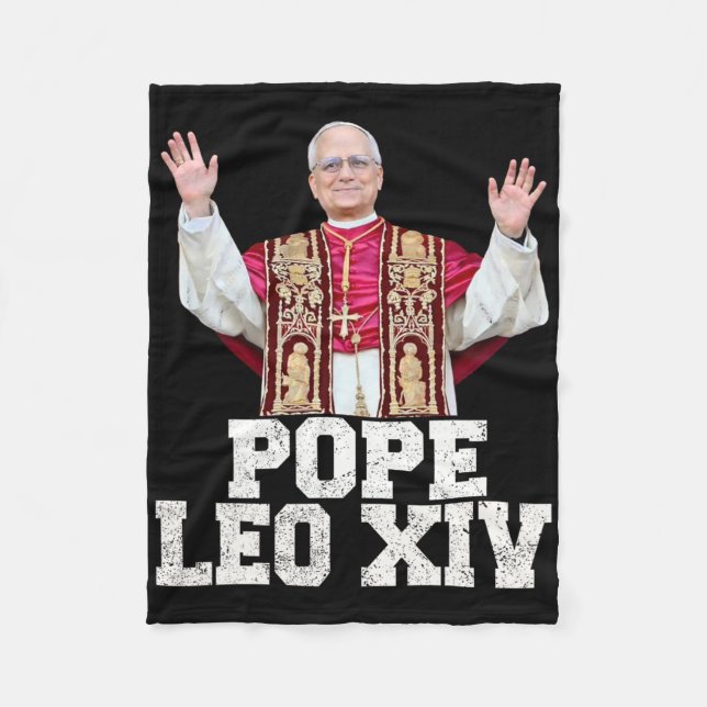 Påven Leo Xiv 1 Fleecefilt (Framsidan)