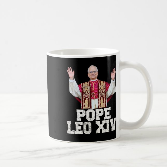 Påven Leo Xiv 1 Kaffemugg (Höger)