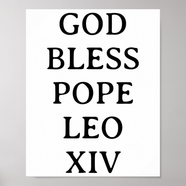 Påven Leo Xiv 3 Poster (Framsidan)