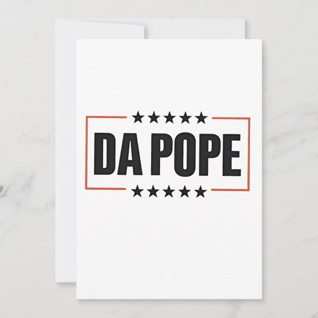 Påven Leo XIV Christian Church Da Pope Spara Datumet (Framsida)