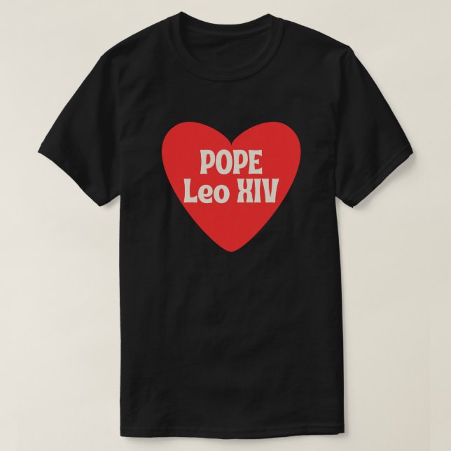 Påven Leo XIV, den amerikanska påven T Shirt (Design framsida)