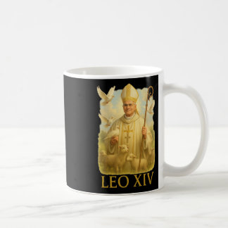 Påven Leo Xiv Doves - Christian Catholic Faith Ins Kaffemugg