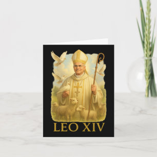 Påven Leo Xiv Doves - Christian Catholic Faith Ins Kort