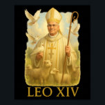 Påven Leo Xiv Doves - Christian Catholic Faith Ins Poster<br><div class="desc">Påven Leo Xiv Doves - den kristna katolska Faith Inspired</div>