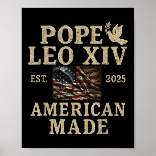 Påven Leo Xiv, gör Vatican Underbart igen Amerika Poster