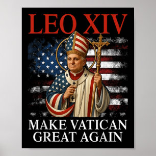 Påven Leo Xiv gör Vatikanen Underbar igen katolsk Poster