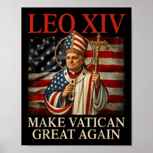 Påven Leo Xiv gör Vatikanen Underbar igen katolsk Poster