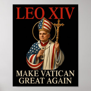 Påven Leo Xiv gör Vatikanen Underbar igen katolsk Poster
