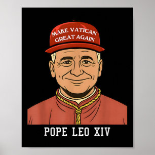 Påven Leo Xiv gör Vatikanen Underbar igen kristend Poster