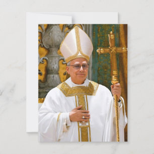 Påven Leo XIV Mass Sistine Chapel Vykort