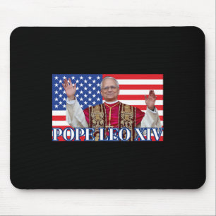 Påven Leo Xiv New Pope First American Pope Flagga Musmatta