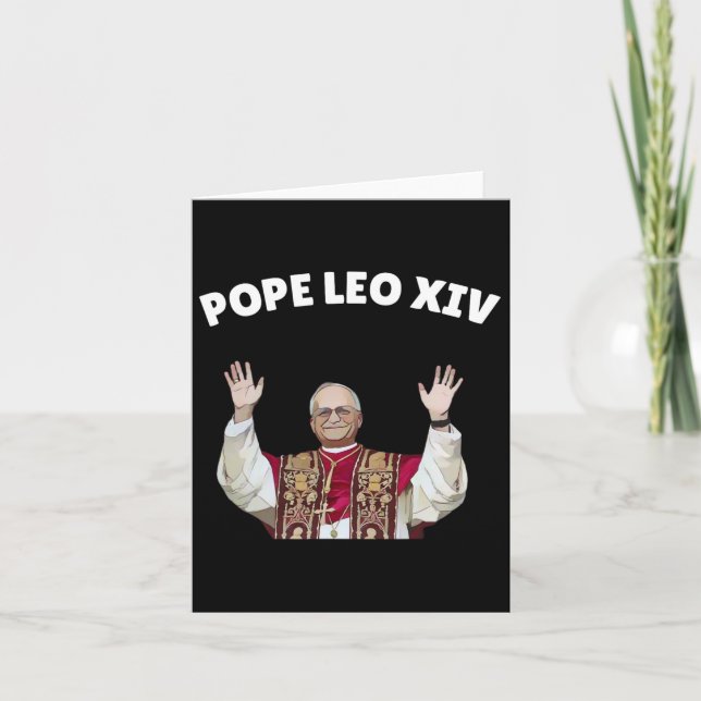 Påven Leo Xiv - New Pope Leo Xiv Kort (Framsida)