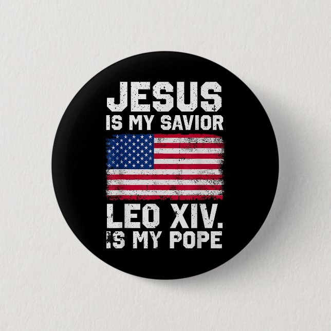 Påven Leo Xiv. - Pope Leo Knapp (Framsida)