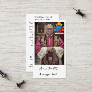 Påven Leo XIV Prayer Card