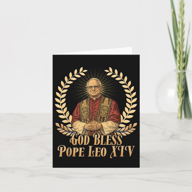 Påven Leo Xiv Robert Francis Prevost _7 Kort (Framsida)