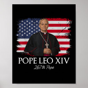 Påven Leo Xiv Robert Francis Prevost First America Poster