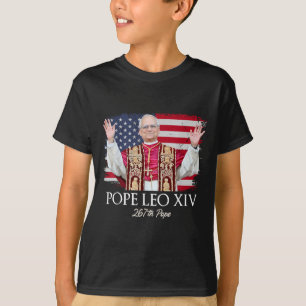Påven Leo Xiv Robert Francis Prevost First America T Shirt