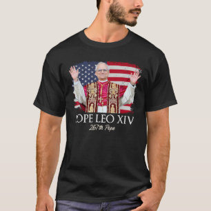 Påven Leo XIV Robert Francis Prevost First America T Shirt